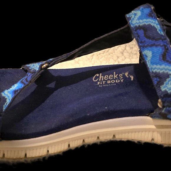 Tony Little CHEEKS Sandals Blue Size 9M - Picture 6 of 7